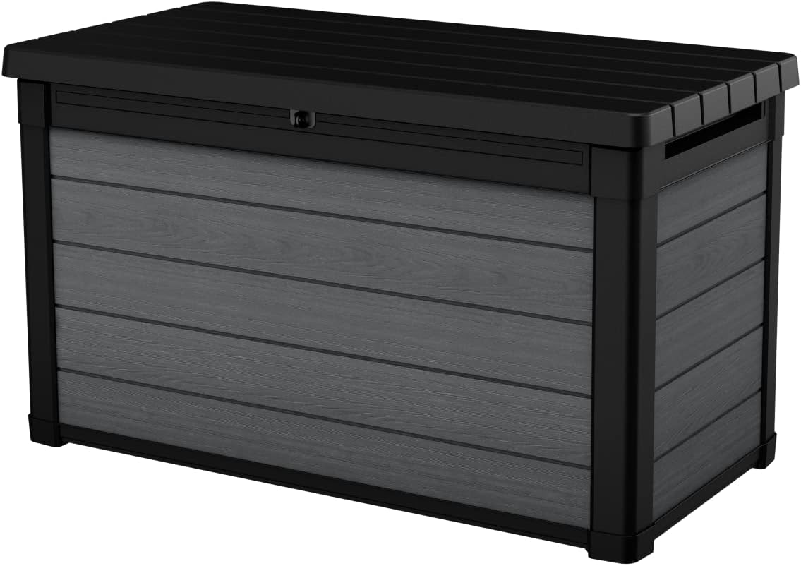 jardinite Coffre de jardin Cortina gris - 380 litre