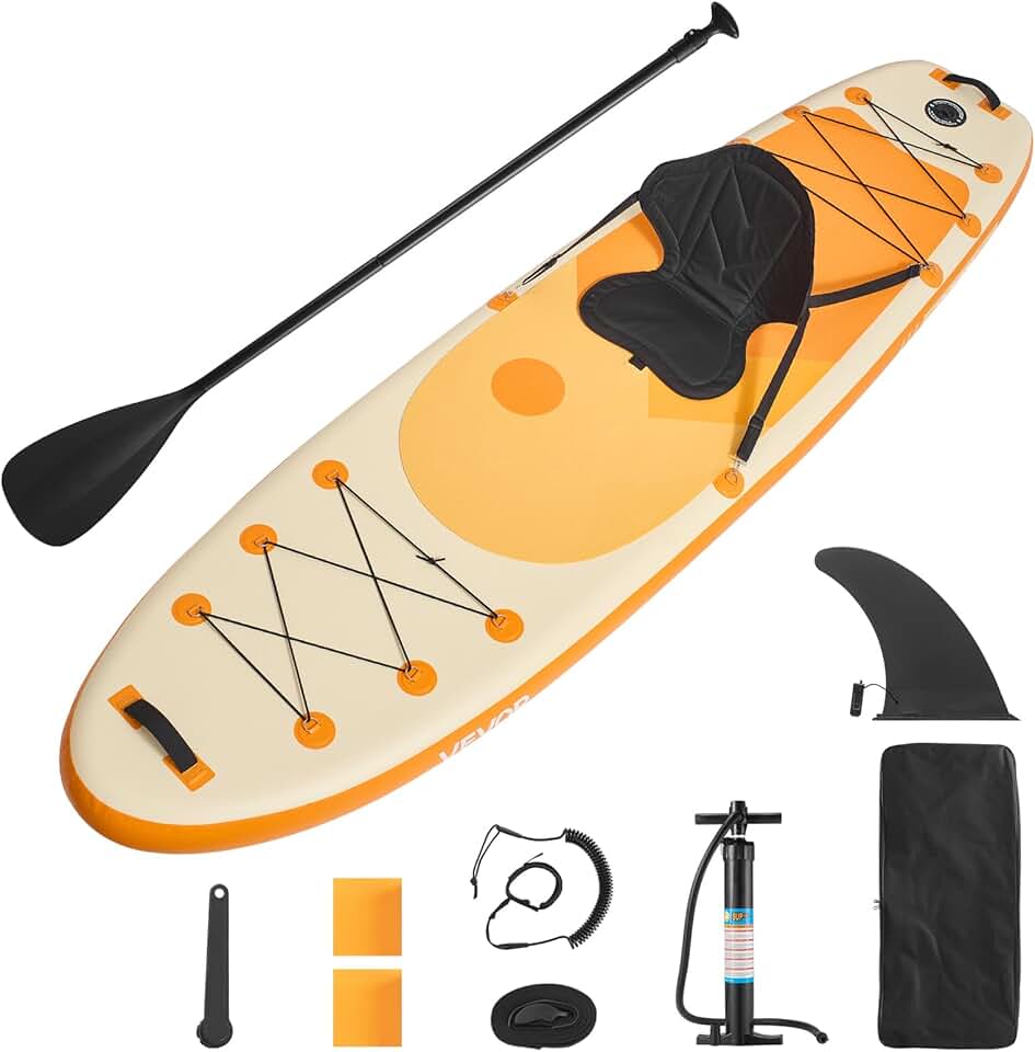 jardinite - Paddle gonflable avec siège - 323x83,8x15,2 cm - ultra-léger, accessoires complets