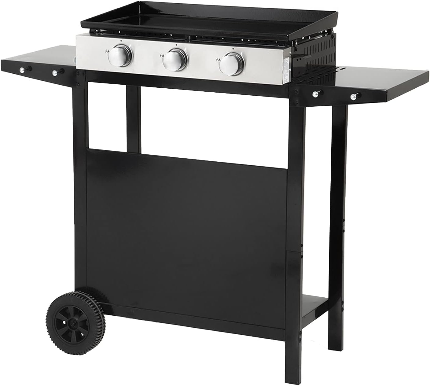 jardinite - Plancha Mérida sur chariot 3 brûleurs 6kW 74x33 cm