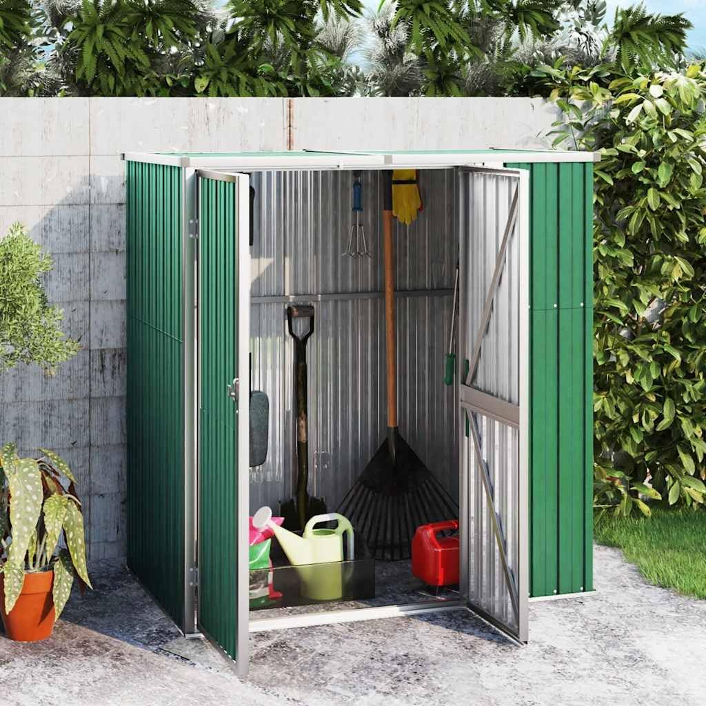jardinite Abri à Outils de Jardin Vert 161x89x161 cm Acier galvanisé, Maison & Jardin, Pelouses & Jardins, Vie en extérieur, Structures extérieures, Cabanes & abris de Jardin, Vert, (Poids 29.62KG)