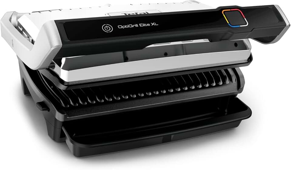jardinite - Optigrill Elite XL, série GC760 - XL 8 pers., 16 programmes, grill intelligent, mode manuel, GC760D12