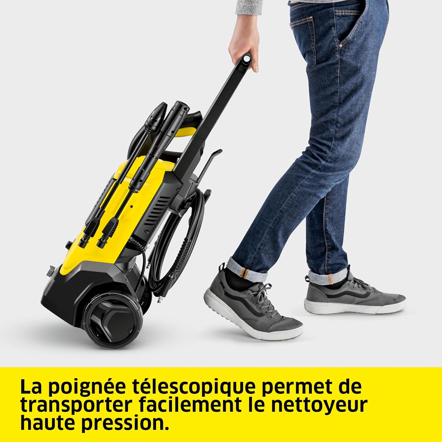 jardinite - nettoyeur haute pression K 4 - 130 bar, 420 l/h, 30 m²/h, accessoires - K 4 FJ