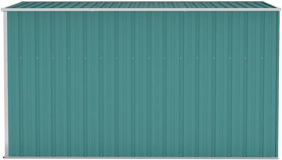 jardinite Abri de Jardin Mural Vert 118x288x178 cm 