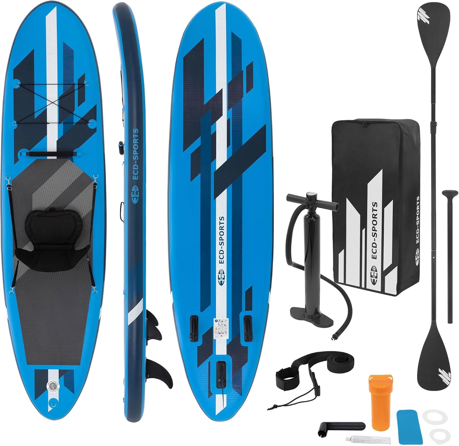 jardinite Stand Up Surf Paddle Board Gonflable 305/308/320/380 cm | PVC | jusqu'à 120/150 kg | Épaisseur 10/15 cm | Planche de Surf Pagaie Sac de Transport Pompe à Air | Diverses Couleurs Modèles