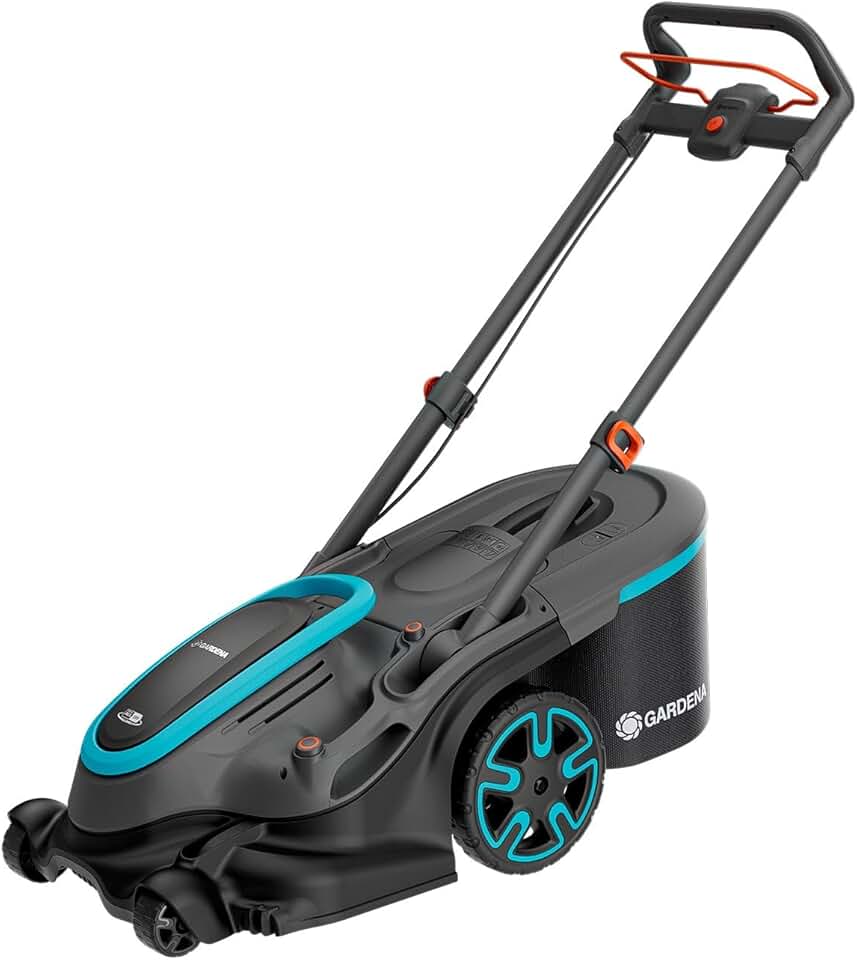 jardinite - PowerMax Duo - 46 cm - tondeuse haute performance à double lame, batterie P4A, 4636V