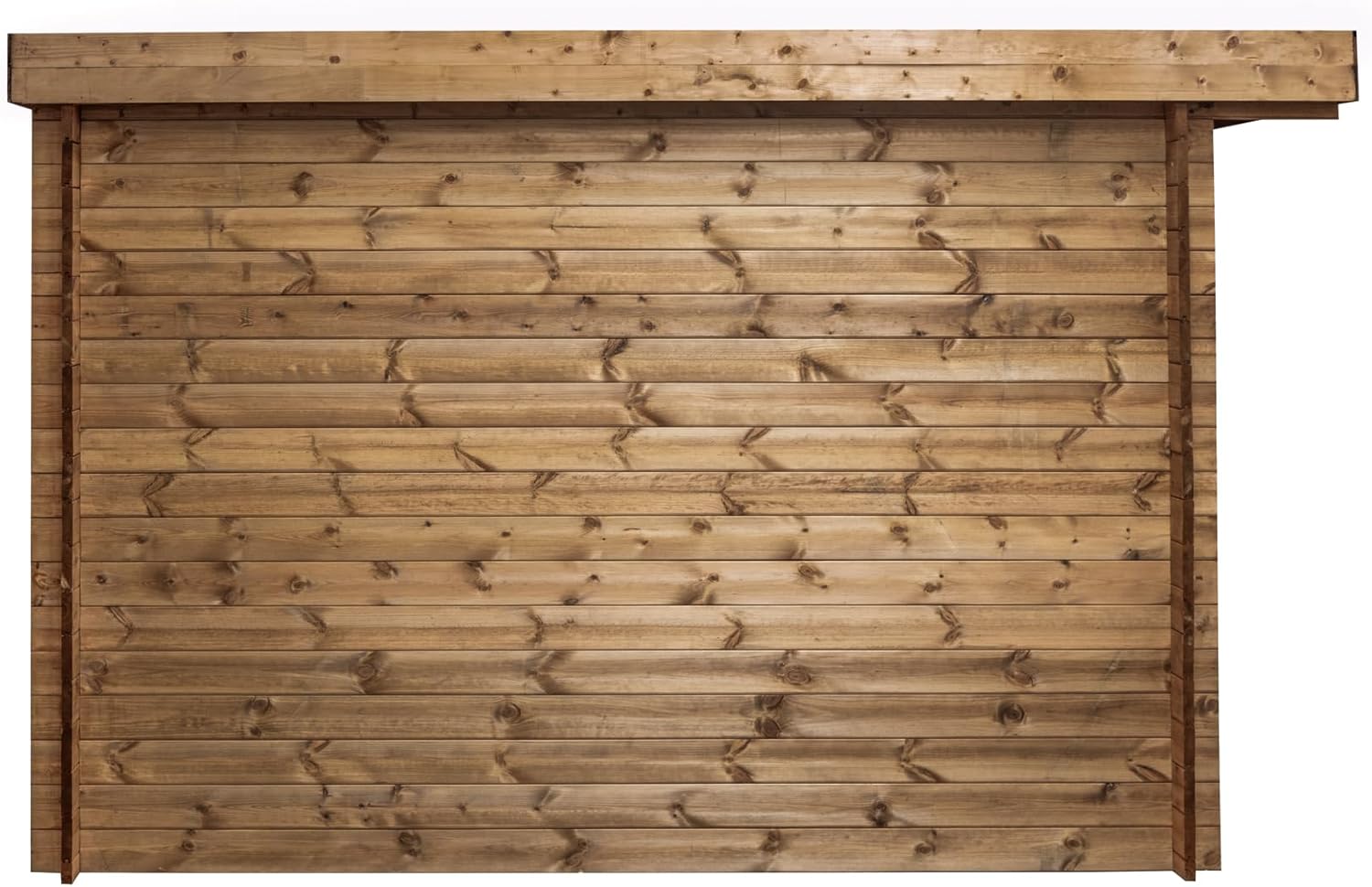 Abri de Jardin - bois traité 28mm, 9,9m² espace utile - INT042