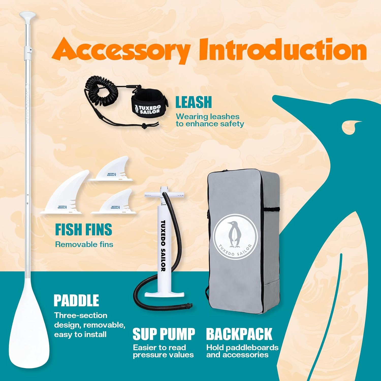 jardinite Paddle Gonflable Adulte, Planche de Stand Up Paddle Gonflable, Sup Paddle Board Gonflable avec Accessoires Complets, Planche de Surf Paddle