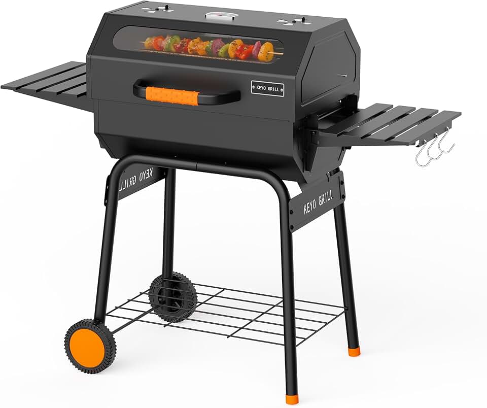 jardinite 23 pouces barbecue pentagonal, chromé, 469 Sq In-23 Pouces