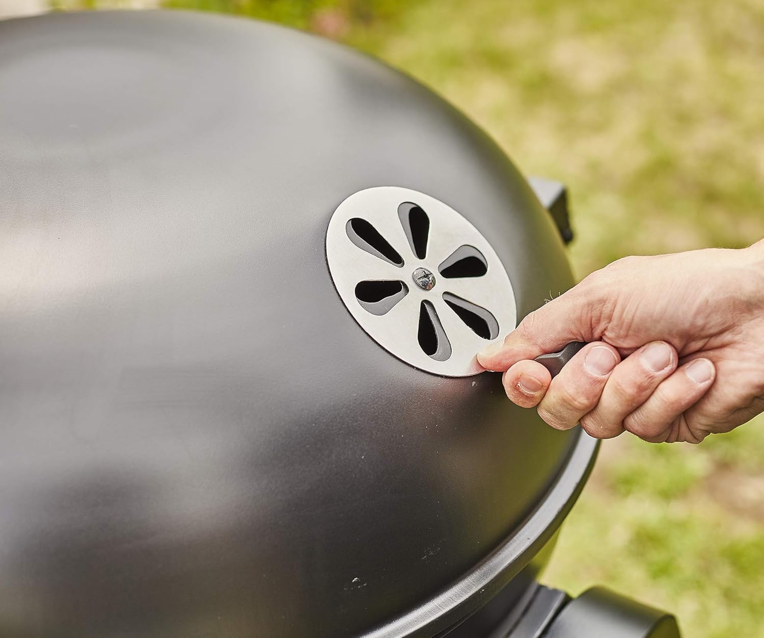 jardinite - Tonino 60 - barbecue charbon avec capot, wheels, thermomètre