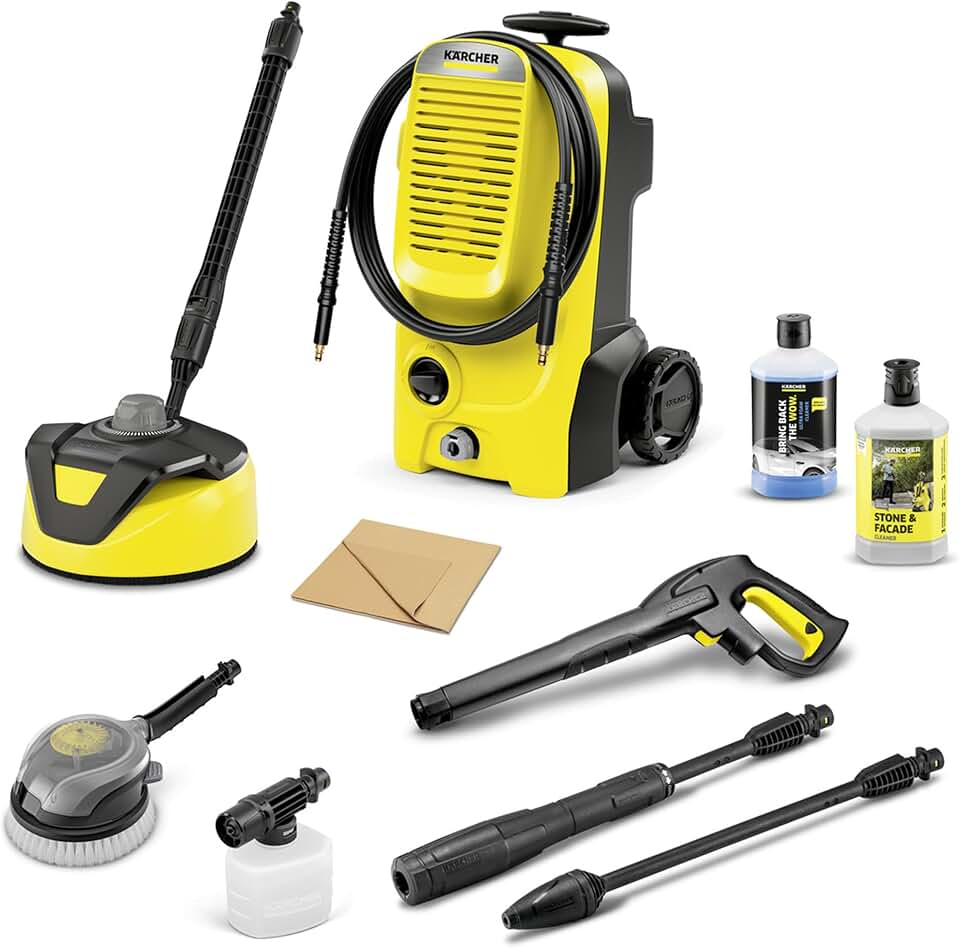 jardinite - Nettoyeur Haute Pression K 5 Classic Car & Home - 145 bar, 500L/h, 40m²/h, Filtre à Eau, Poids 5.6kg, Pistolet