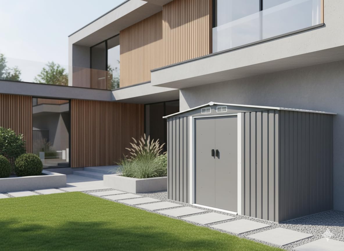jardinite - Jura - 6.66 m² - Abri métal robuste rangement jardin