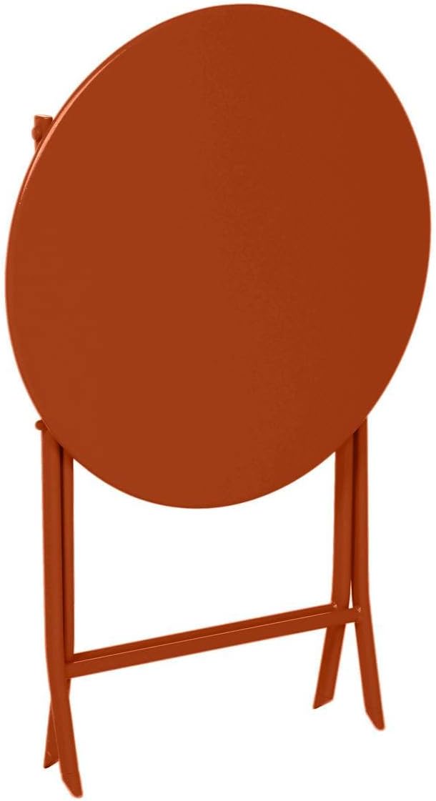 jardinite - Greensboro Ambre - ronde pliante 2 places - acier époxy renforcé