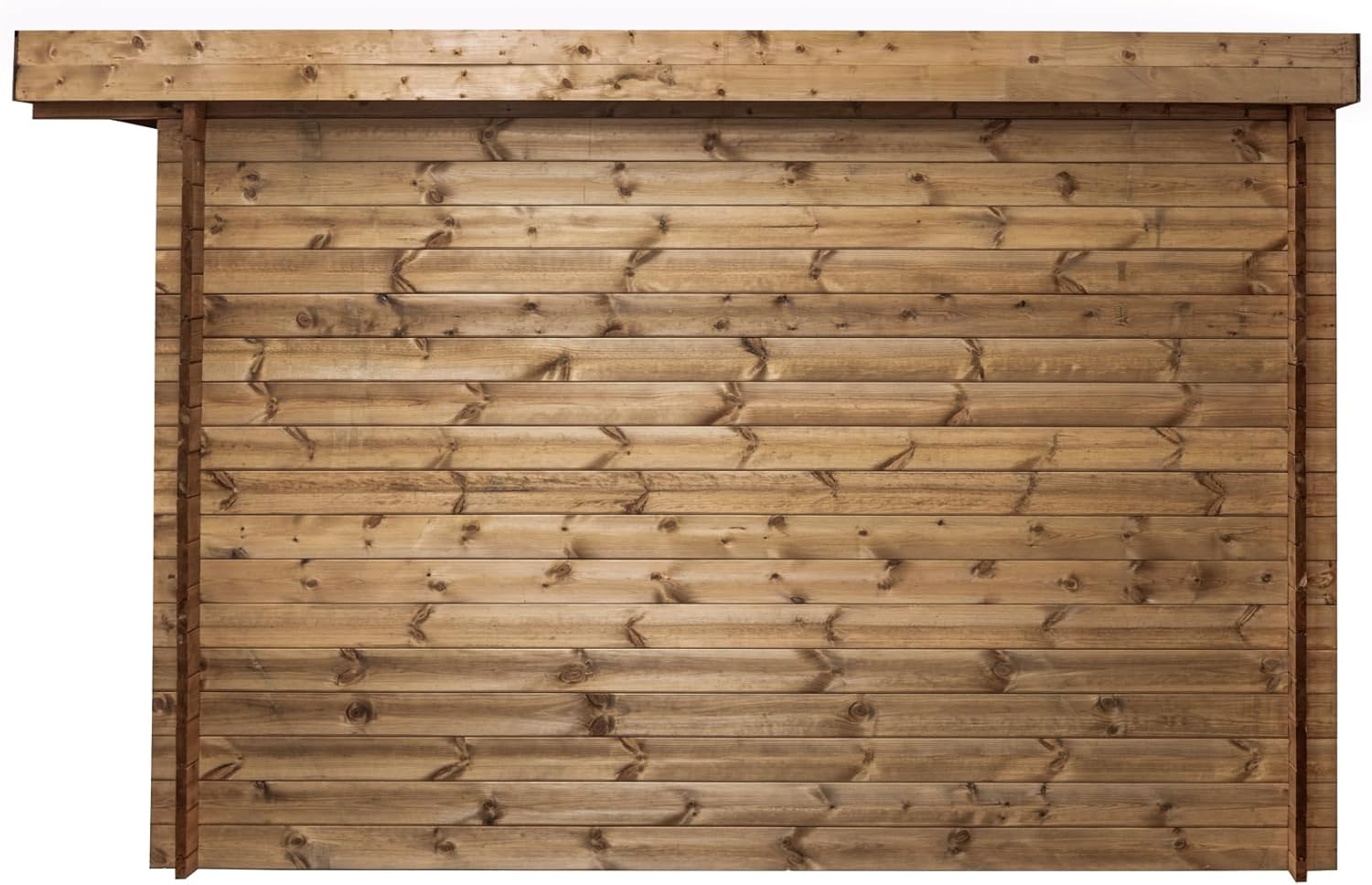 Abri de Jardin - bois traité 28mm, 9,9m² espace utile - INT042