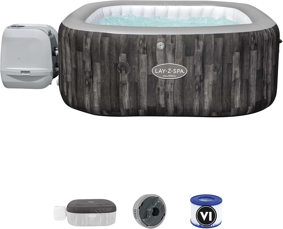 jardinite Spa Gonflable carré jardinite Majorca Hydrojet Pro 4-6 Personnes