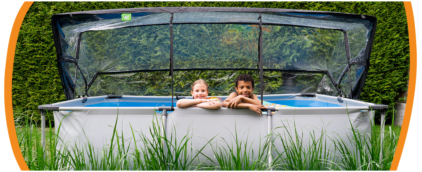Piscine EXIT Rectangulaire avec dôme