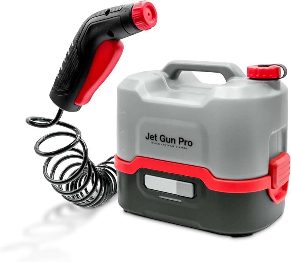jardinite - JET GUN PRO - 8 L, 2,1 kg, batterie, tuyau 3 m - JET GUN PRO