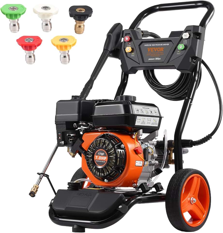jardinite - nettoyeur haute pression, 3950 PSI, 10 L/min, pompe cuivre