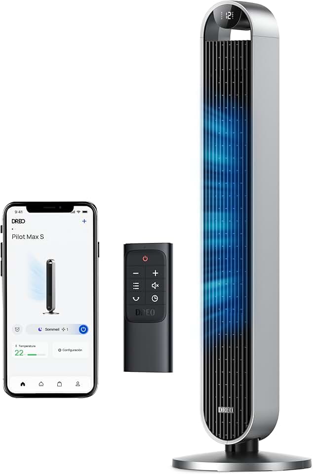 jardinite - Pilot Max - colonne 96cm, WiFi, Alexa, 12 vitesses, 25dB