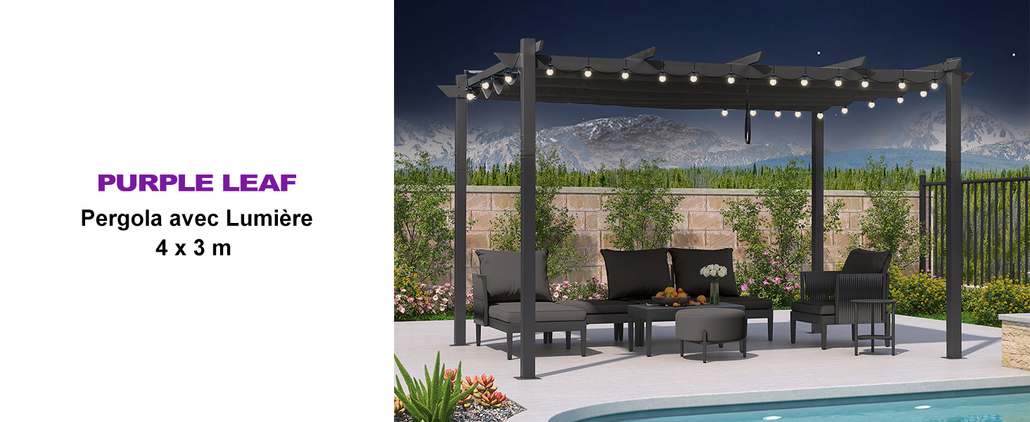 pergola bioclimatique 4x3