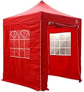 jardinite Tonnelle étanche 2 x 2 m Rouge