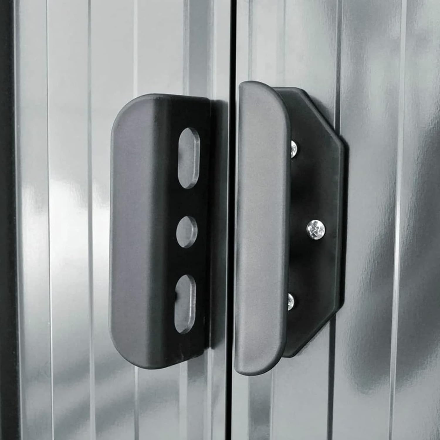 Abri de Jardin Métal Gris,Abris De Jardin,Abri De Stockage pour Jardin,Abri D'Outils De Jardin