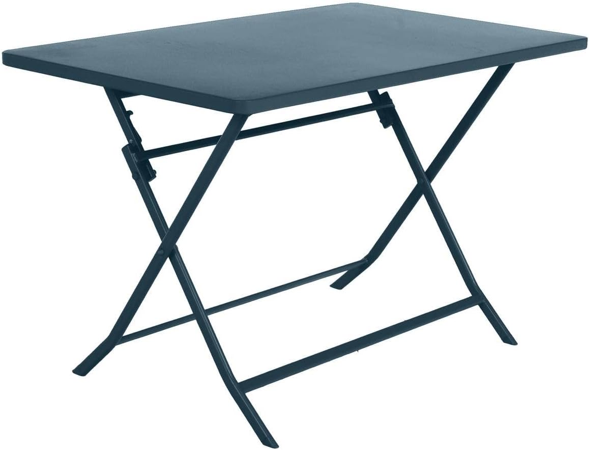 jardinite - Greensboro - table de jardin pliante 4 places acier époxy antirouille