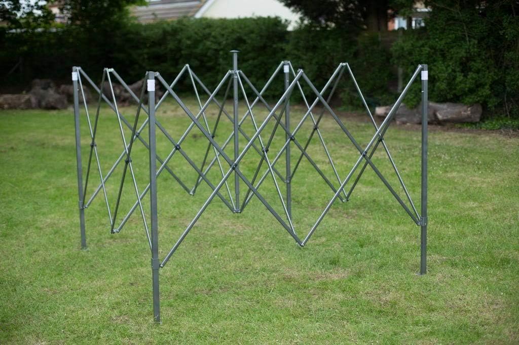 jardinite - Tonnelle pliante série standard - 3x3m - robuste, étanche, accessoires inclus