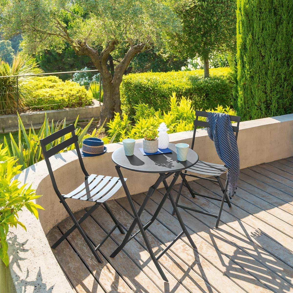 jardinite - Greensboro série - Ø 60 cm - Acier époxy antirouille renforcé