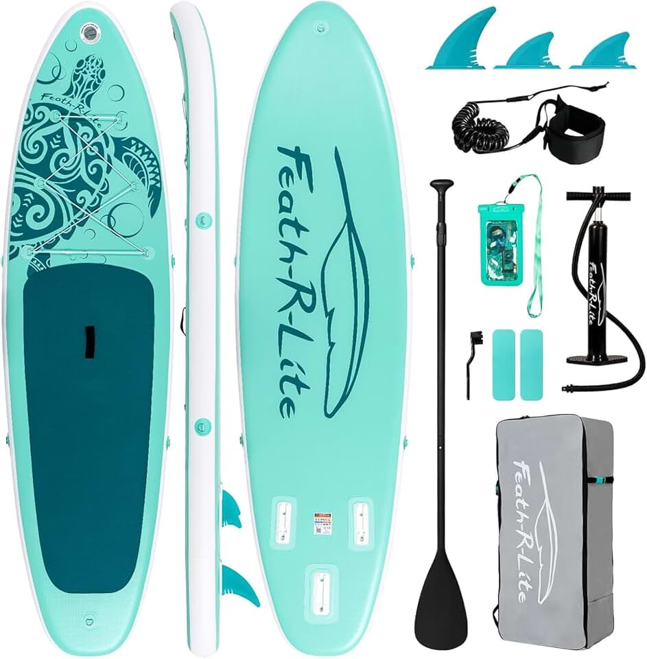 jardinite Stand Up Paddle Board Gonflable pour Adultes Sup avec Deux configurations différentes d'accessoires