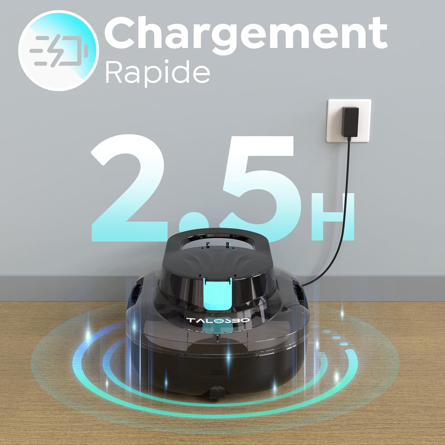 S1PRO - Robot de piscine compact, double moteur, 120 min, 100m² - S1PRO