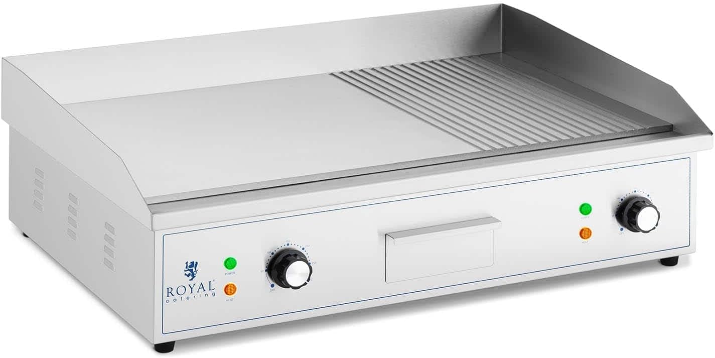 jardinite - Plancha professionnelle 727x420 mm fer 4400 W RCPG51-M
