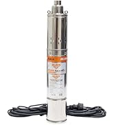 jardinite Pompe Submersible Aqua 40 750W Débit 1880L/H Hauteur Max 100M Câble 15M Ra...