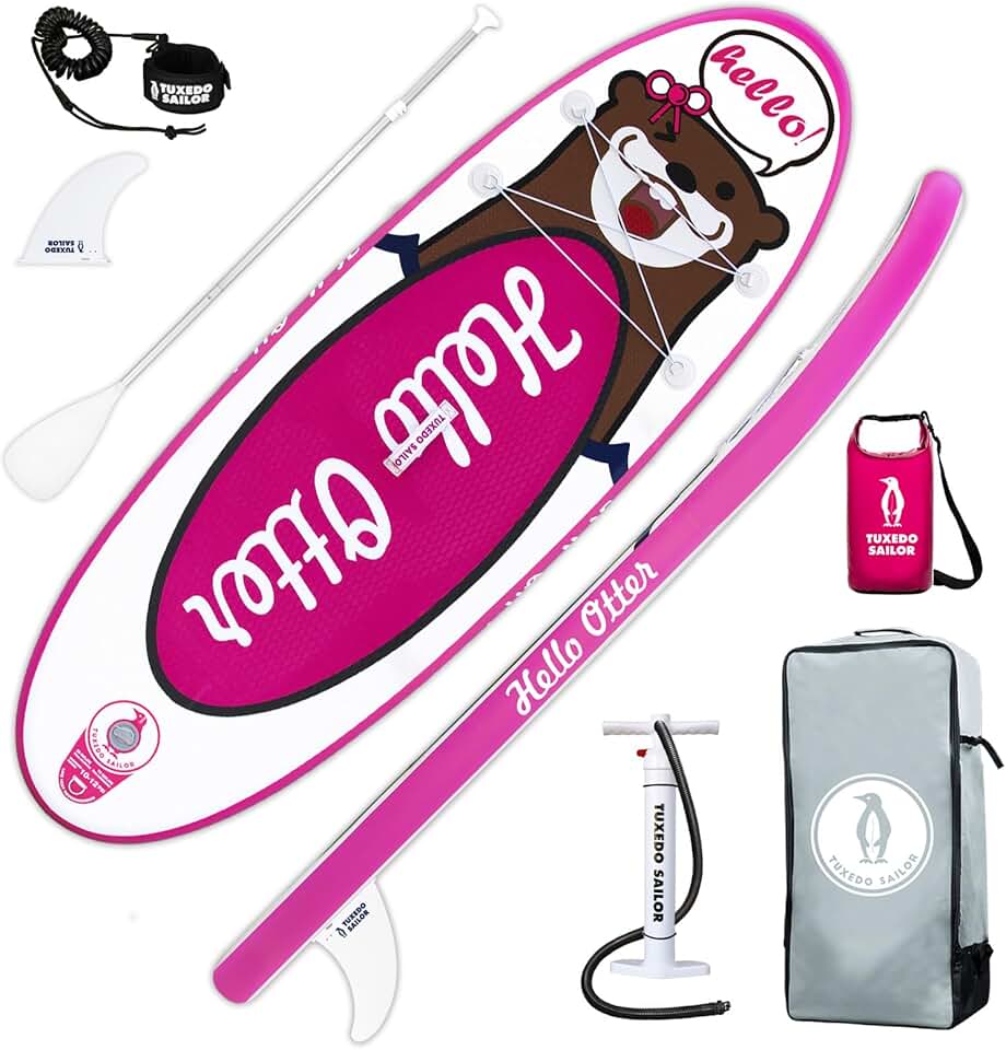 jardinite Paddle Gonflable Adulte, Planche de Stand Up Paddle Gonflable, Sup Paddle Board Gonflable avec Accessoires Complets, Planche de Surf Paddle