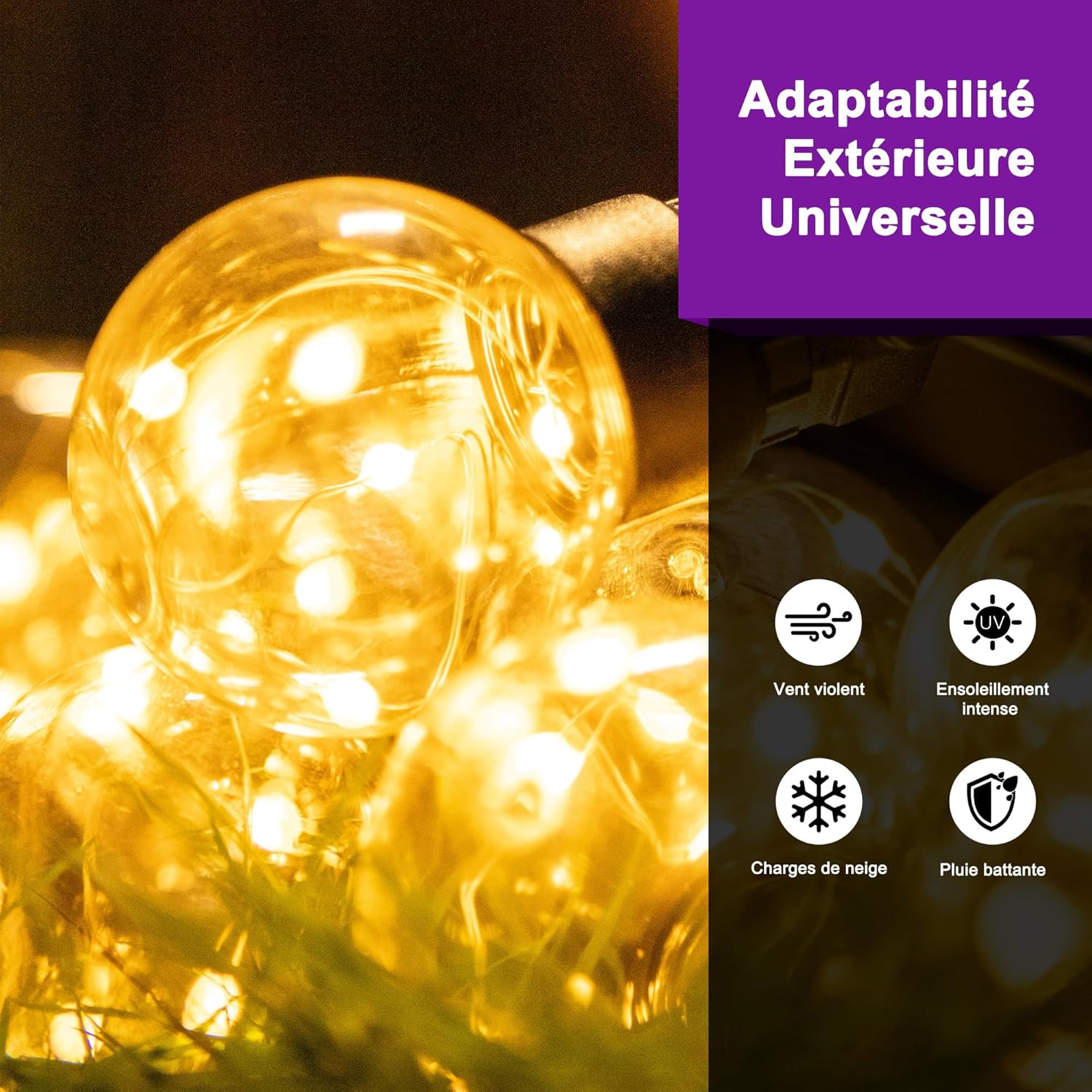 jardinite - Pergola effet bois - 3.5x6.35m - LED, lames orientables, étanche