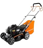 jardinite - Tondeuse à gazon Thermique 125cc - Largeur de coupe41cm avec Moteur àessence Briggs ...