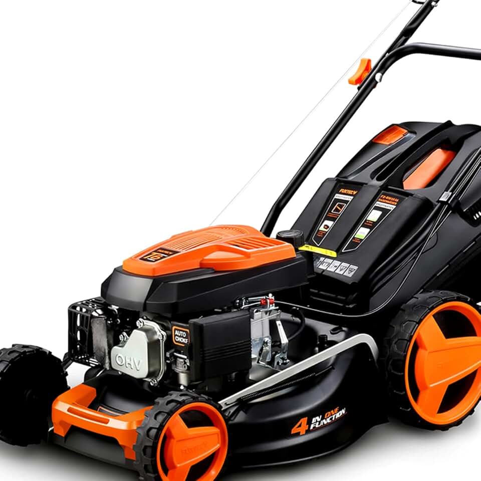 jardinite - tondeuse thermique autotractée série FX, 46cm, mulching, 50L, FX-RM4646