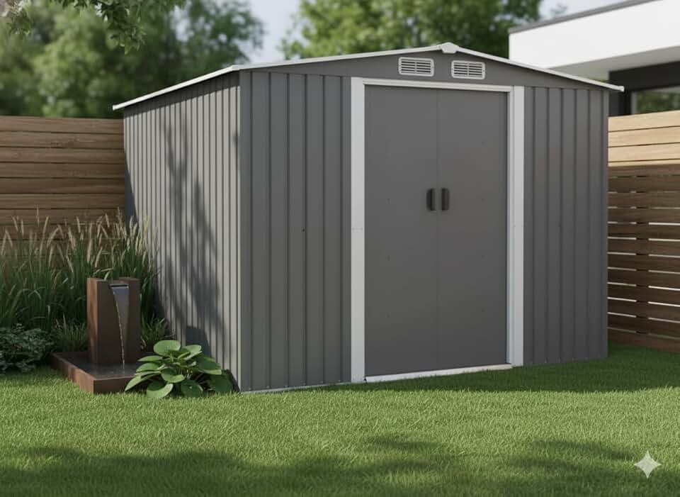 jardinite - Jura - 6.66 m² - Abri métal robuste rangement jardin