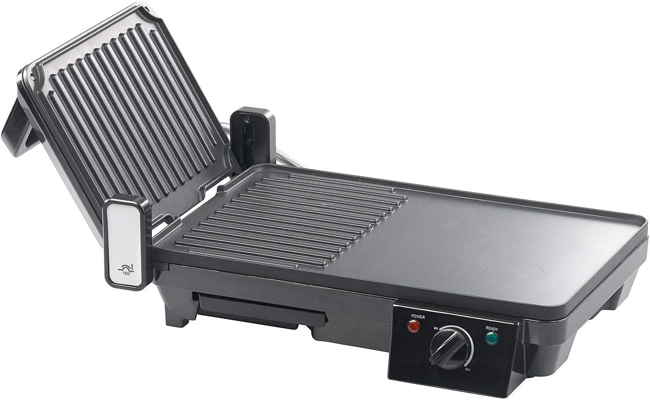 jardinite - grille-plancha 2 en 1 2000W - table - cuisson rapide