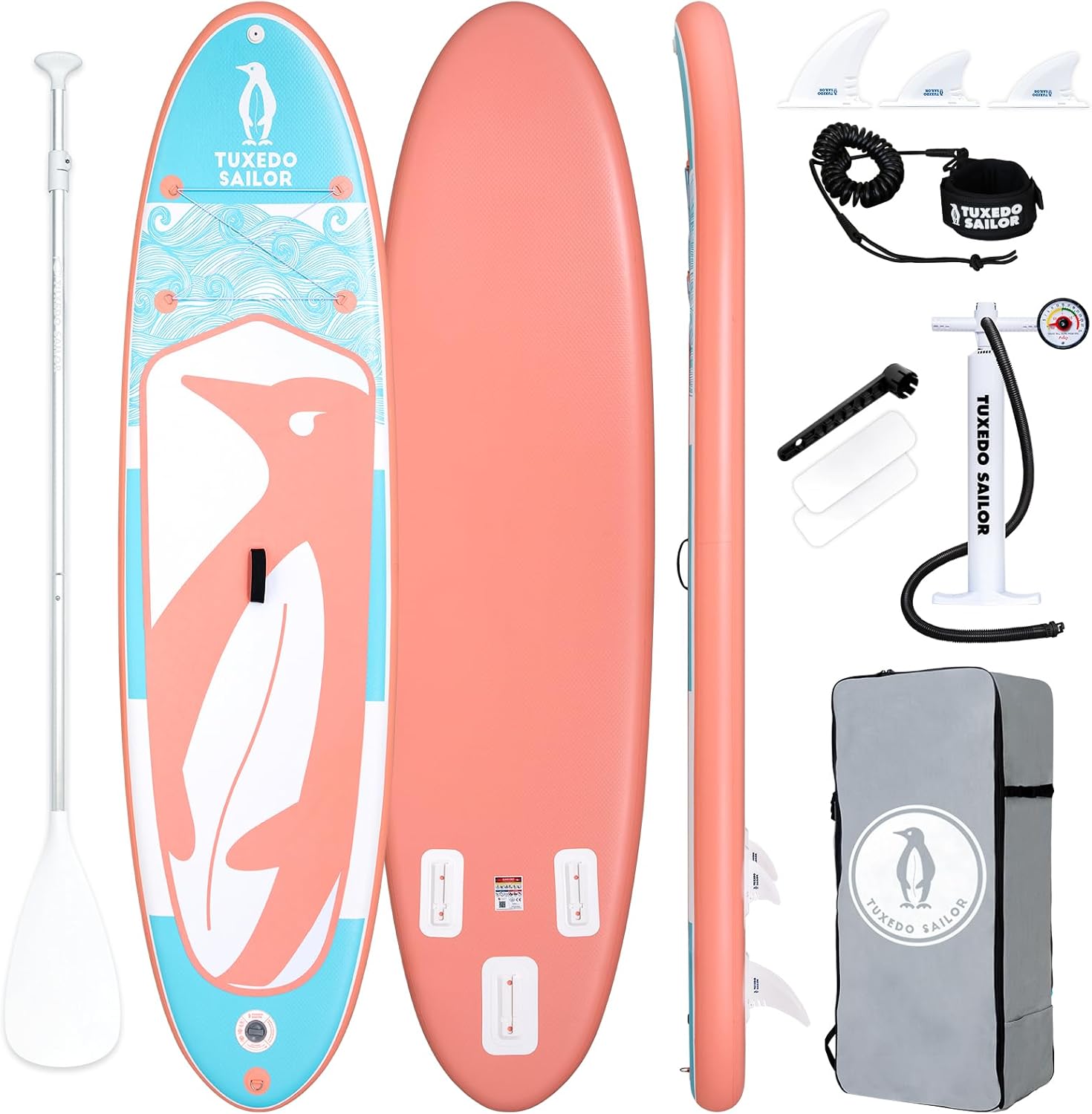 jardinite - Paddle Gonflable Adulte - SUP 320 cm - avec accessoires complets
