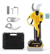 jardinite Sécateur électrique sans fil, compatible avec les batteries jardinite 18 V, 20 V, LCD Dis...