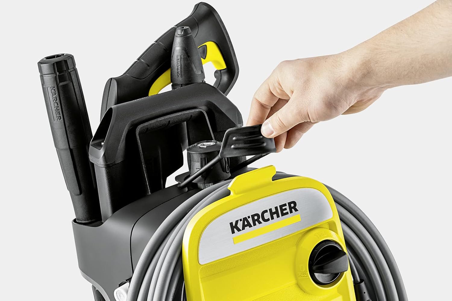 jardinite - K7 Compact - 180 bar, 600 l/h - Nettoyeur haute pression, 16 kg, rotabuse, lance