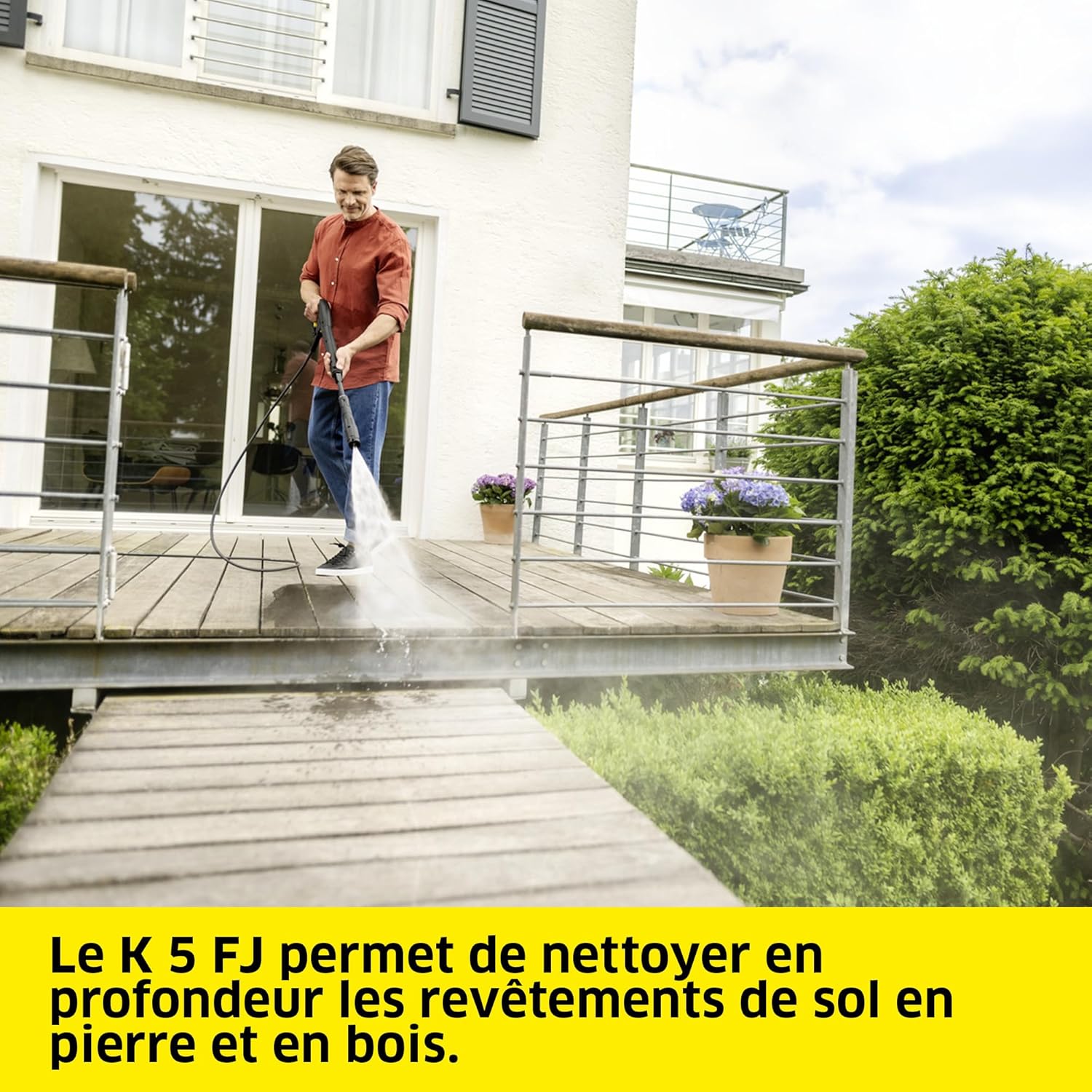 jardinite - K 5 - 145 bar, 500 l/h, 40 m²/h, 6.3kg, rotabuse, FJ