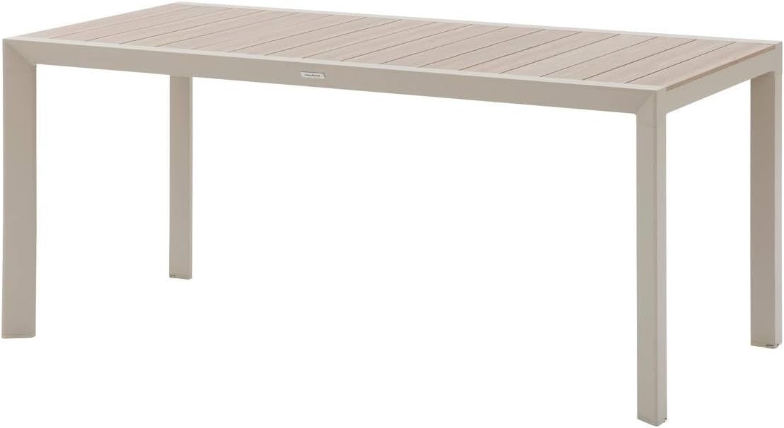 jardinite - Evasion 6 places - aluminium effet bois lin et argile