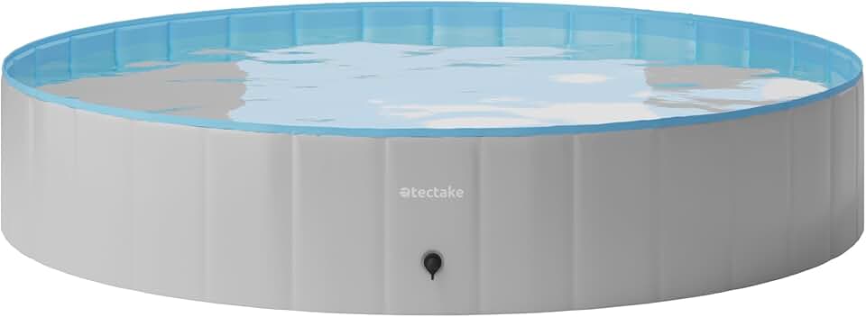 jardinite - piscine pliable Ø160cm - jeu intérieur/extérieur chiens