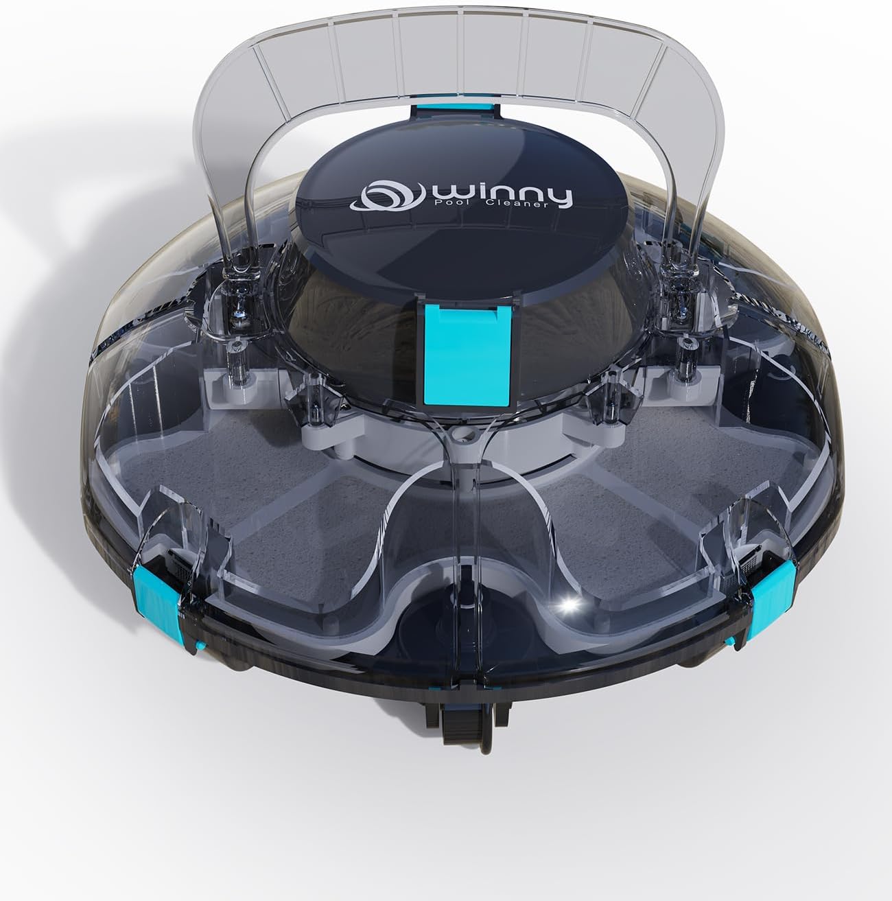 Winny - Robot piscine sans fil, 80 min d'autonomie, double filtration, 60m² - Winny200P