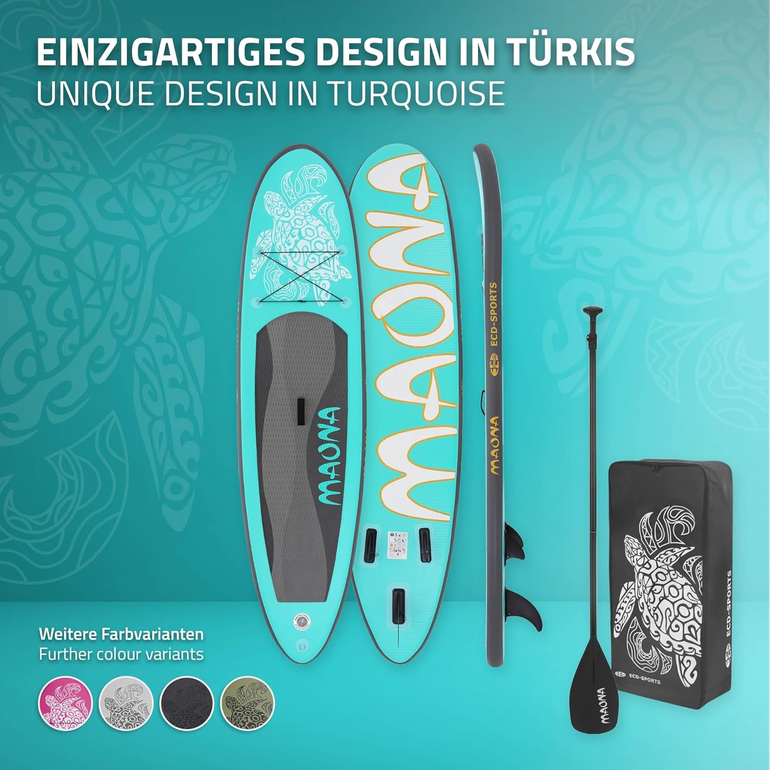 jardinite - Stand Up Paddle Gonflable - 305/308/320/380 cm - PVC 120/150 kg 10/15 cm