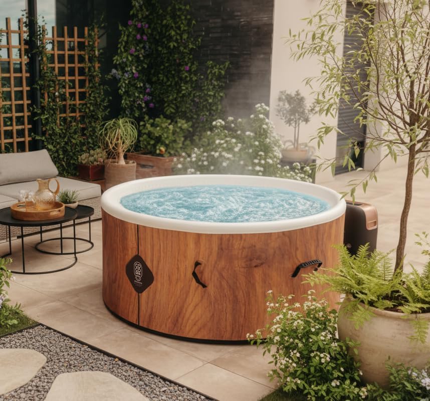 jardinite - Spa Gonflable 150 cm - 800 L - 140 jets - 2240 W