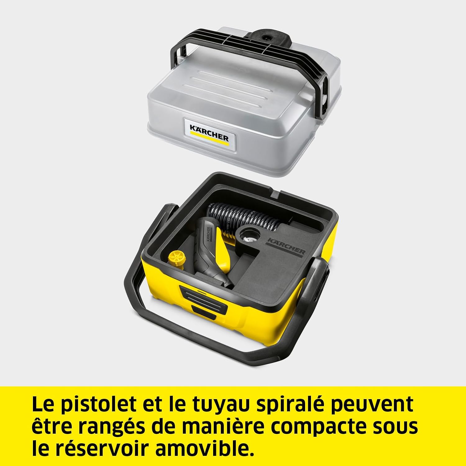 jardinite - OC 3 - 2,2 kg - basse pression, batterie Lithium-Ion, 4 L, tuyau 2,8 m