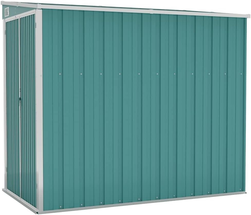 jardinite Abri de Jardin Mural Vert 118x194x178 cm )