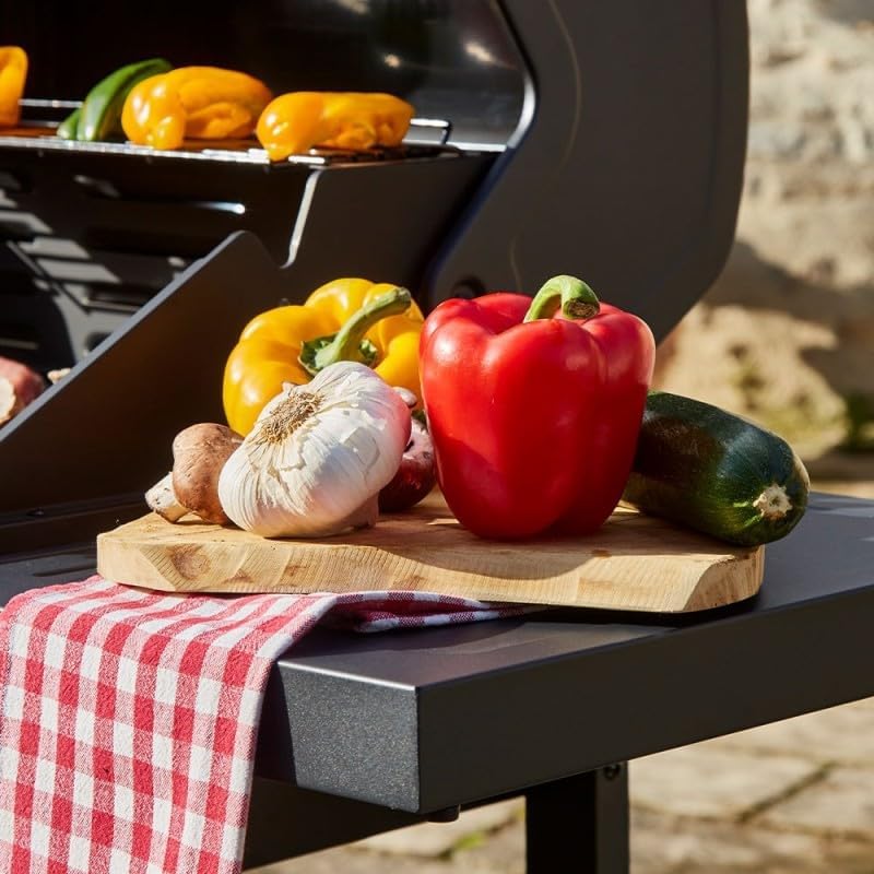 Favex - Spring II - barbecue gaz 3 brûleurs 9,95 kW, mixte grille & plancha, EASY CLEAN, tablettes rabattables, jusqu'à